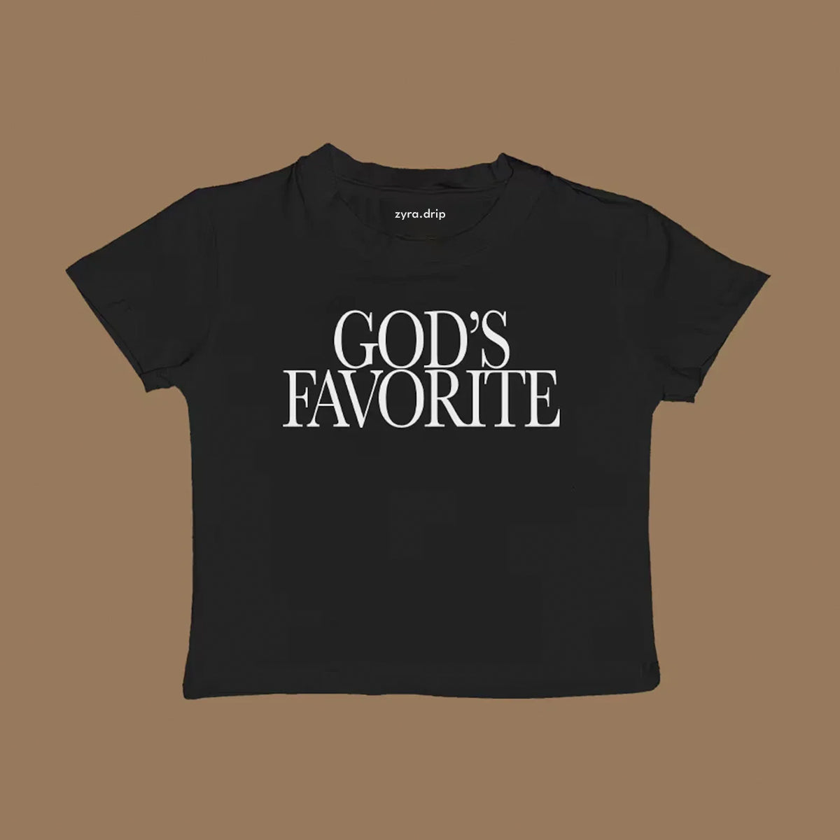 God's Favorite Baby Tee | Crop Top
