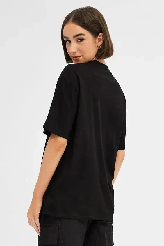 Your Basic Black Unisex Oversized Tshirt