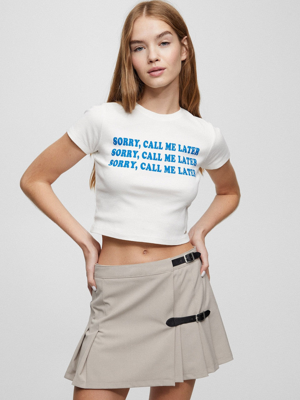 Sorry Call Me Later | Crop Top