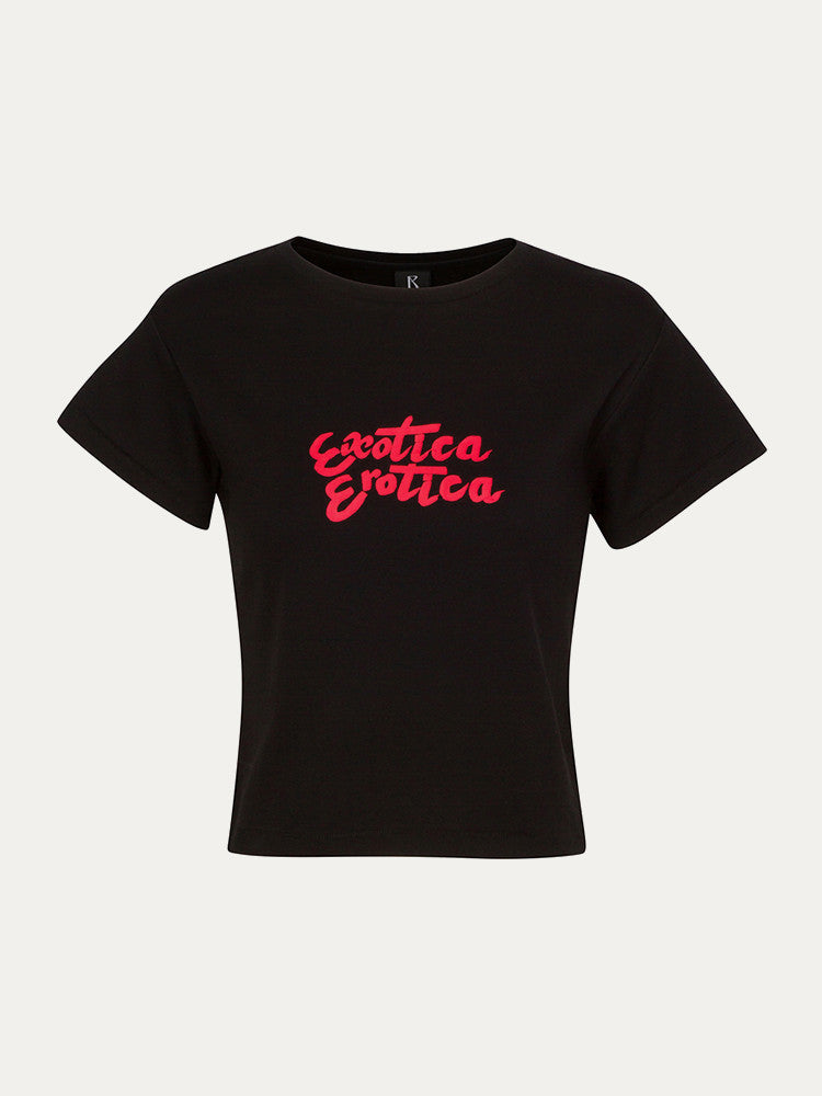 Exotica Erotica Baby Tee | Crop Top