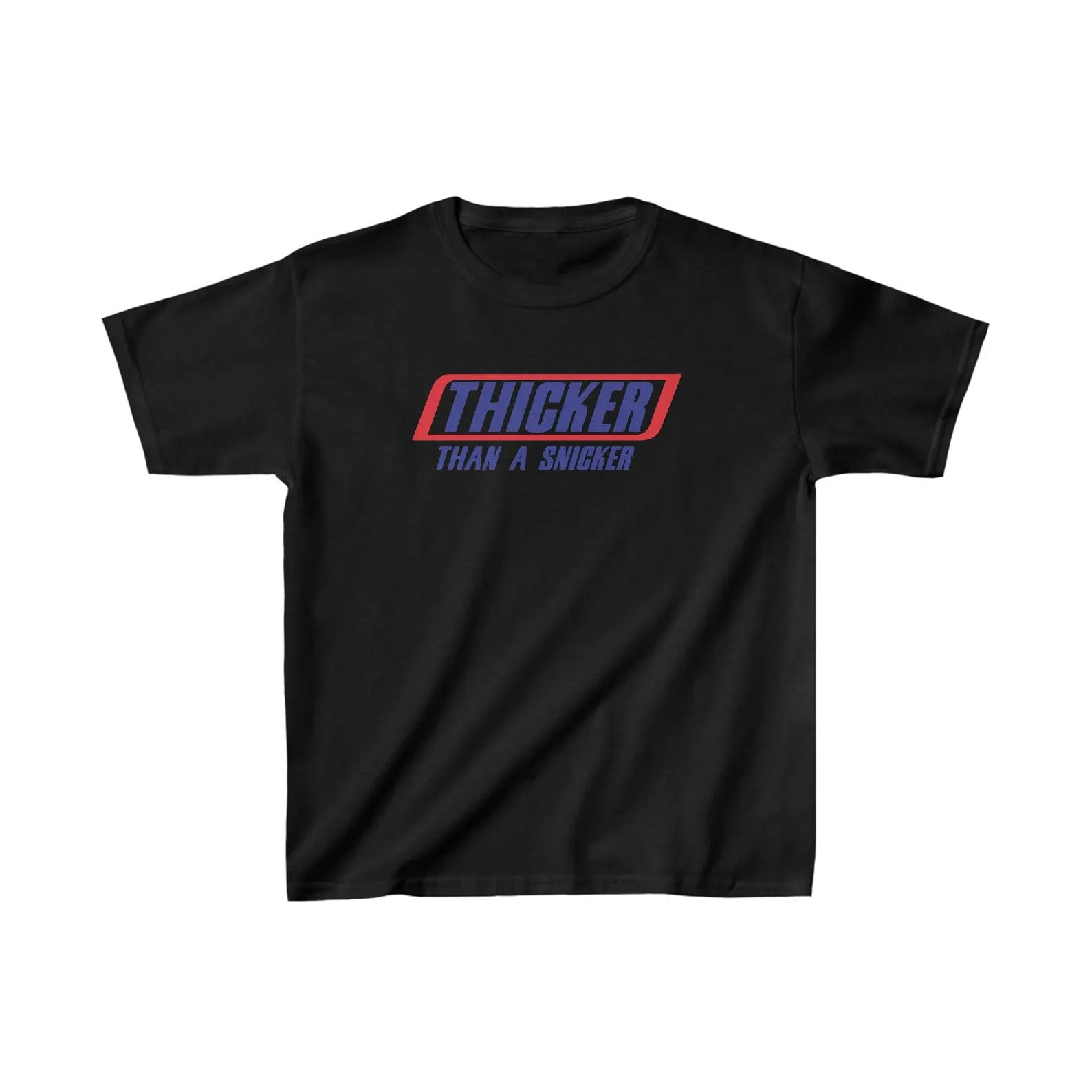 Thicker Than A Snicker Tee | Crop Top - SALE