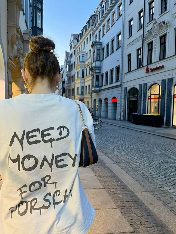 Need Money For Porsche | Women's Oversized Tshirt