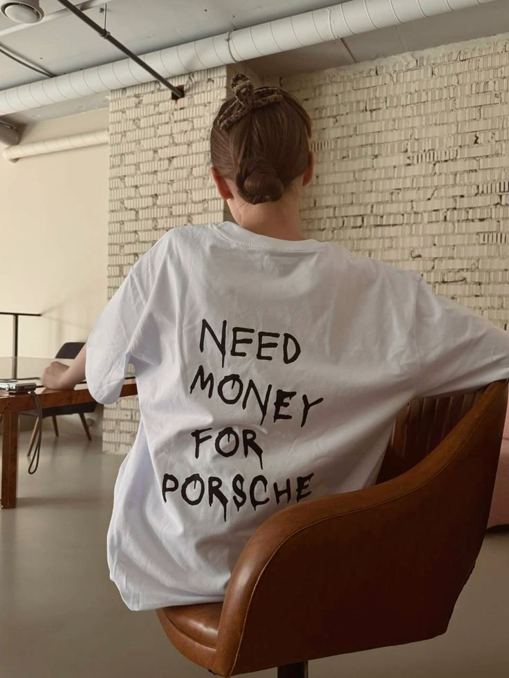 Need Money For Porsche | Women's Oversized Tshirt
