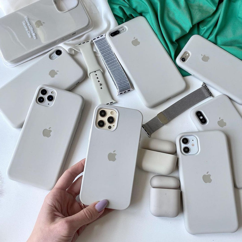 Rock Gray iPhone Silicone Case | Soft Matte Cover