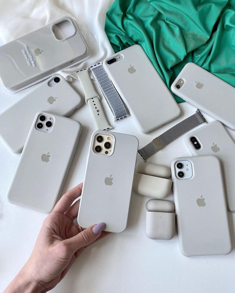 Rock Gray iPhone Silicone Case | Soft Matte Cover