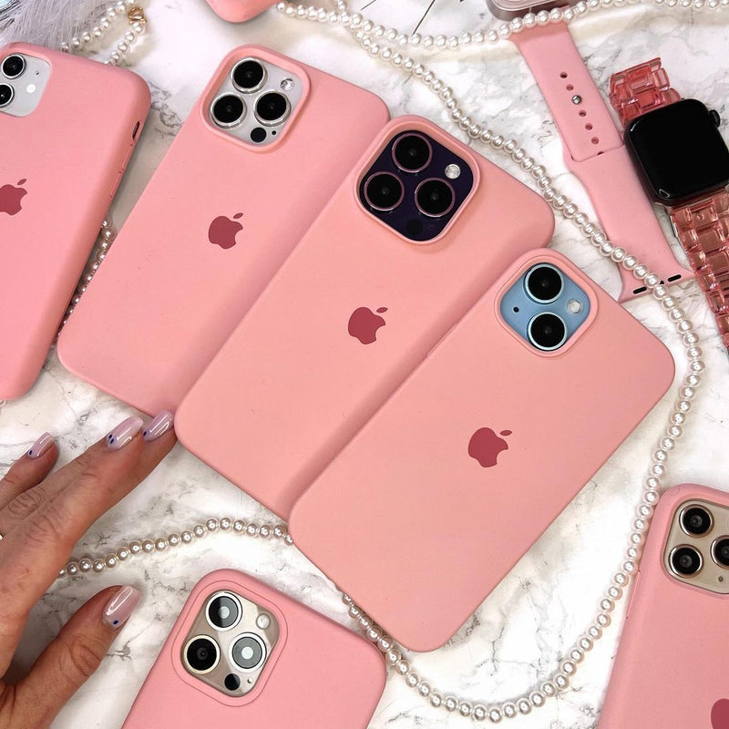 Pink iPhone Silicone Case – Slim Soft Touch Cover | Zyra Drip™