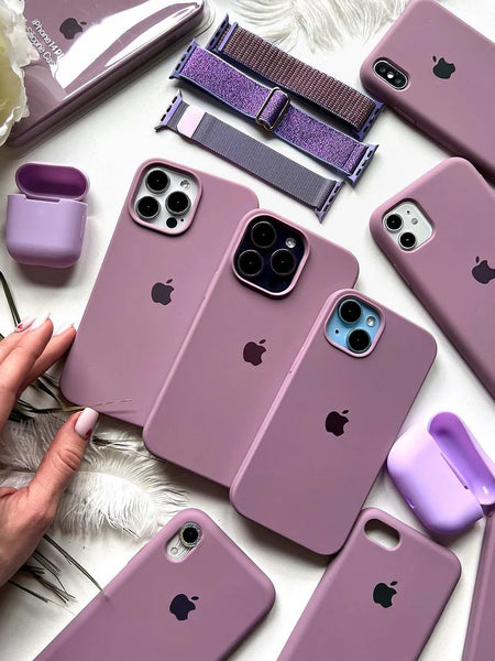 Black Currant iPhone Silicone Case – Premium Soft Touch Cover | Zyra Drip™