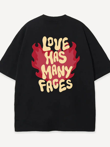 Love Has Many Faces Oversized T-Shirt