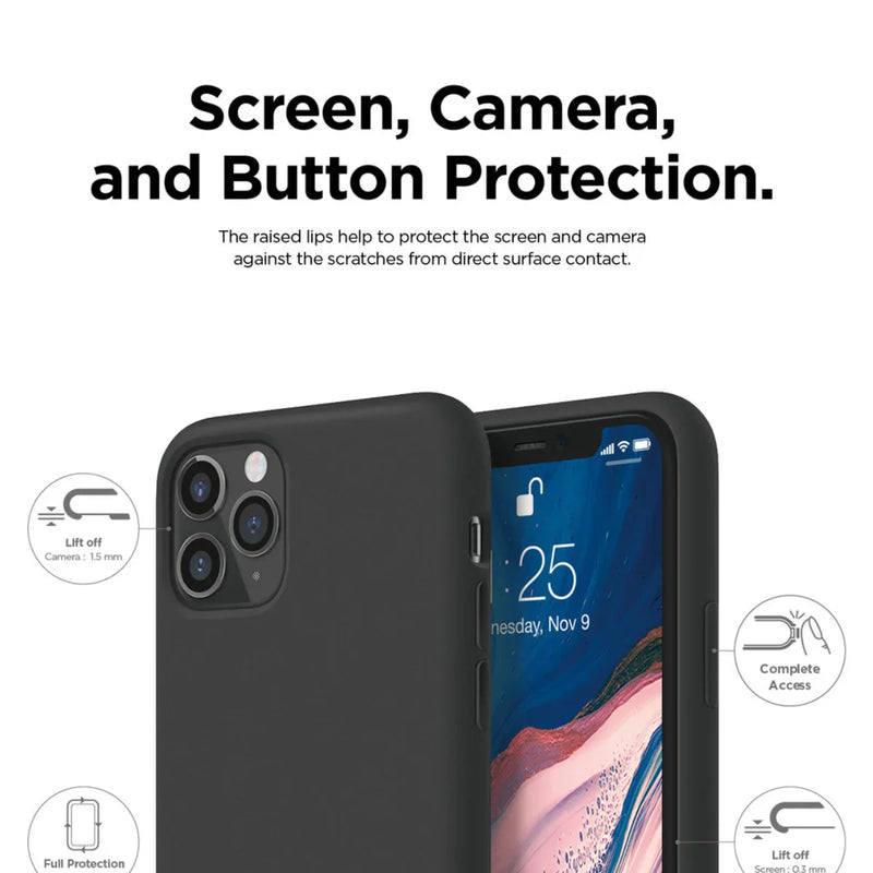 Sky Blue iPhone Silicone Case | Soft Matte Finish | Zyra Drip™