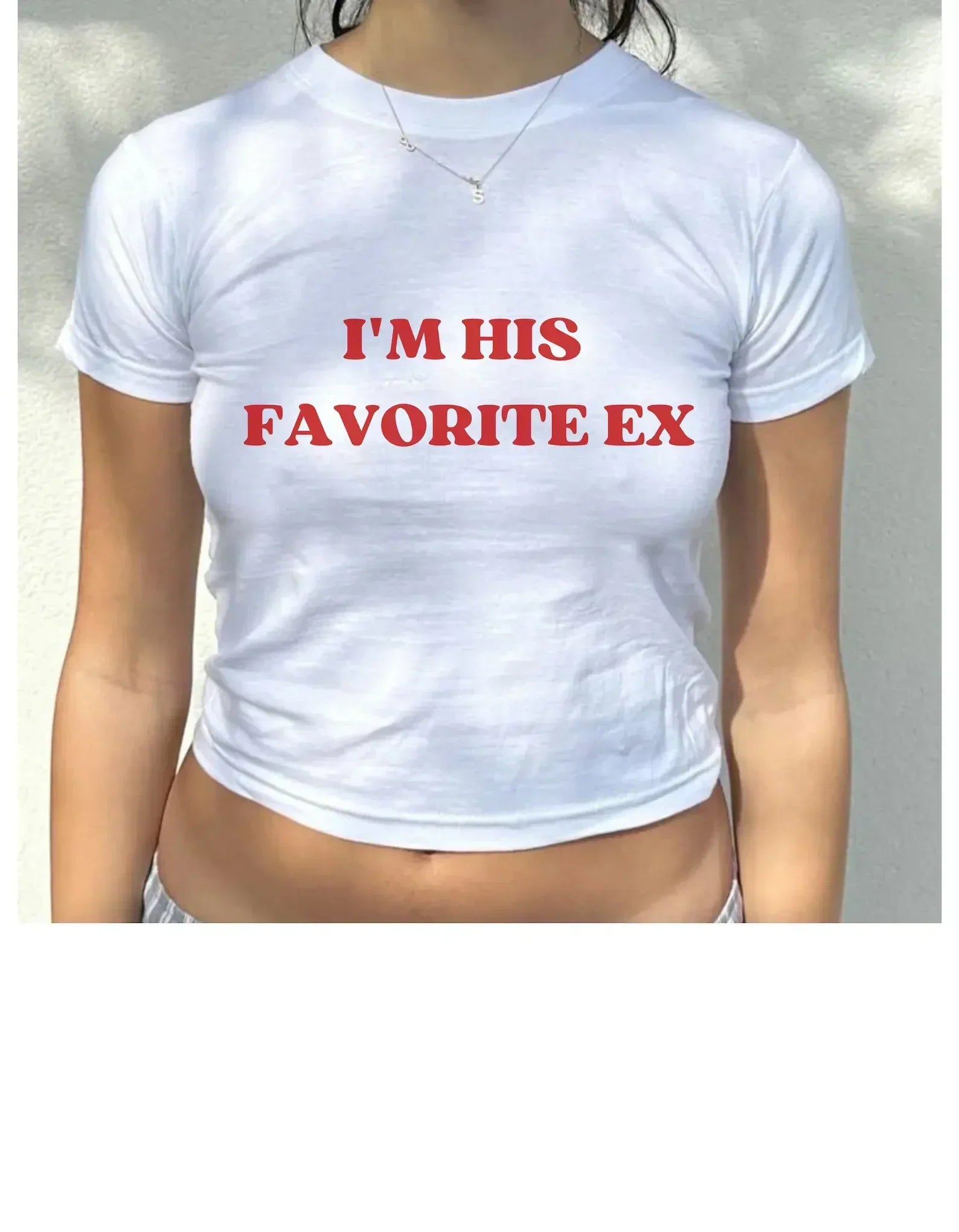 I'm His Favorite Ex Baby Tee | Crop Top - SALE