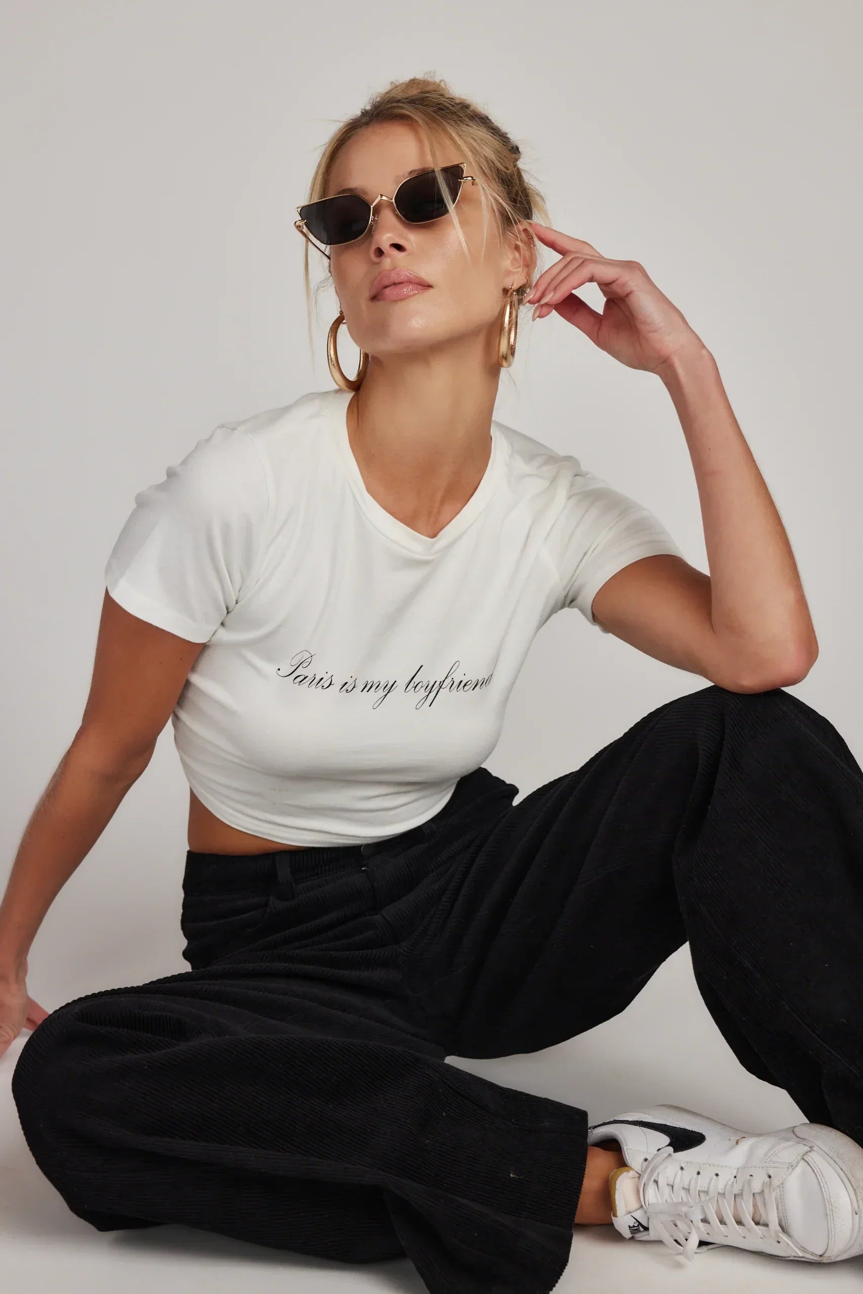 Paris Is My Boyfriend Crop Top