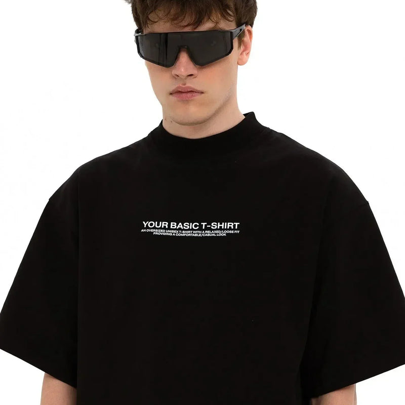 Black Unisex Oversized T-shirt