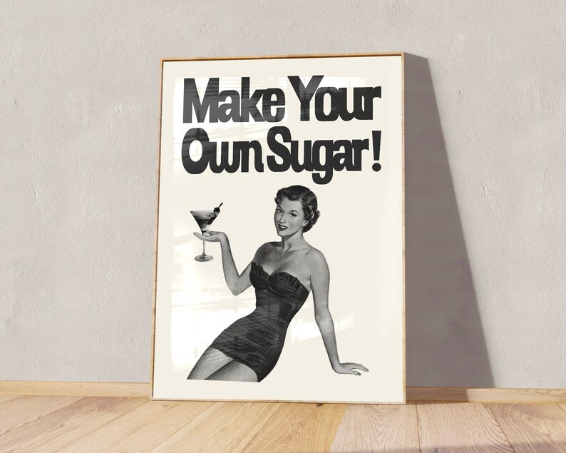 Make Your Own Sugar Poster | Wall Art