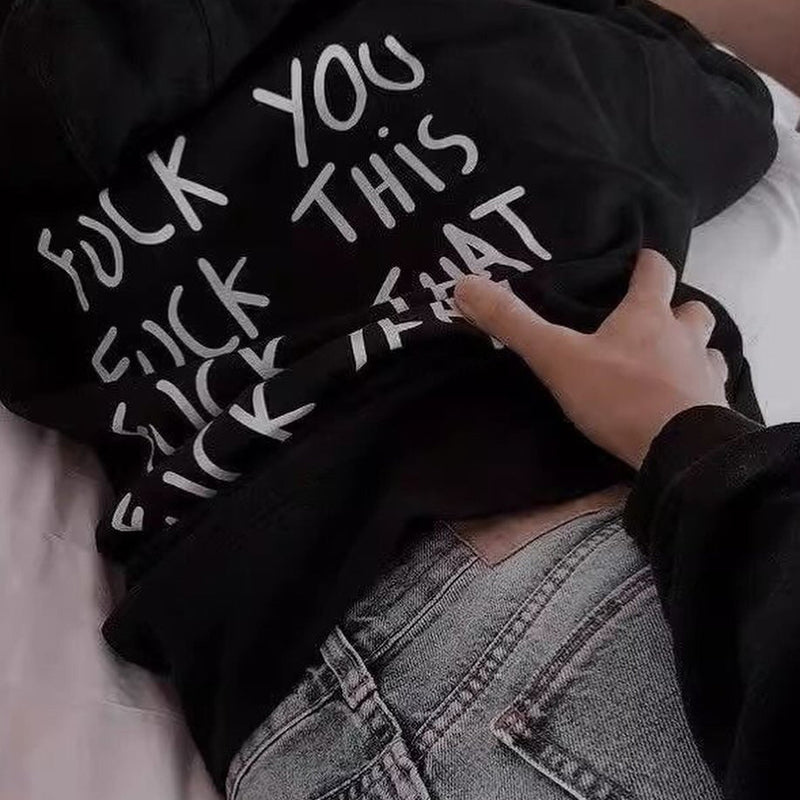 F*ck You Black Hoodie