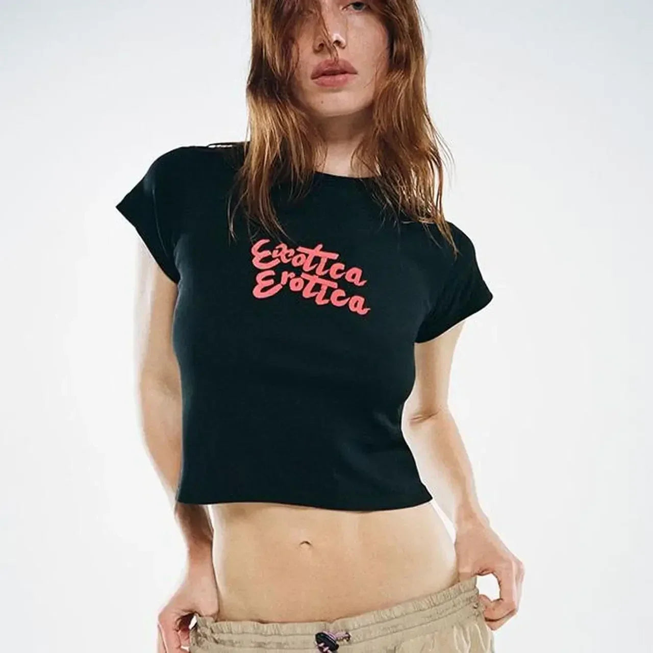 Exotica Erotica Baby Tee | Crop Top