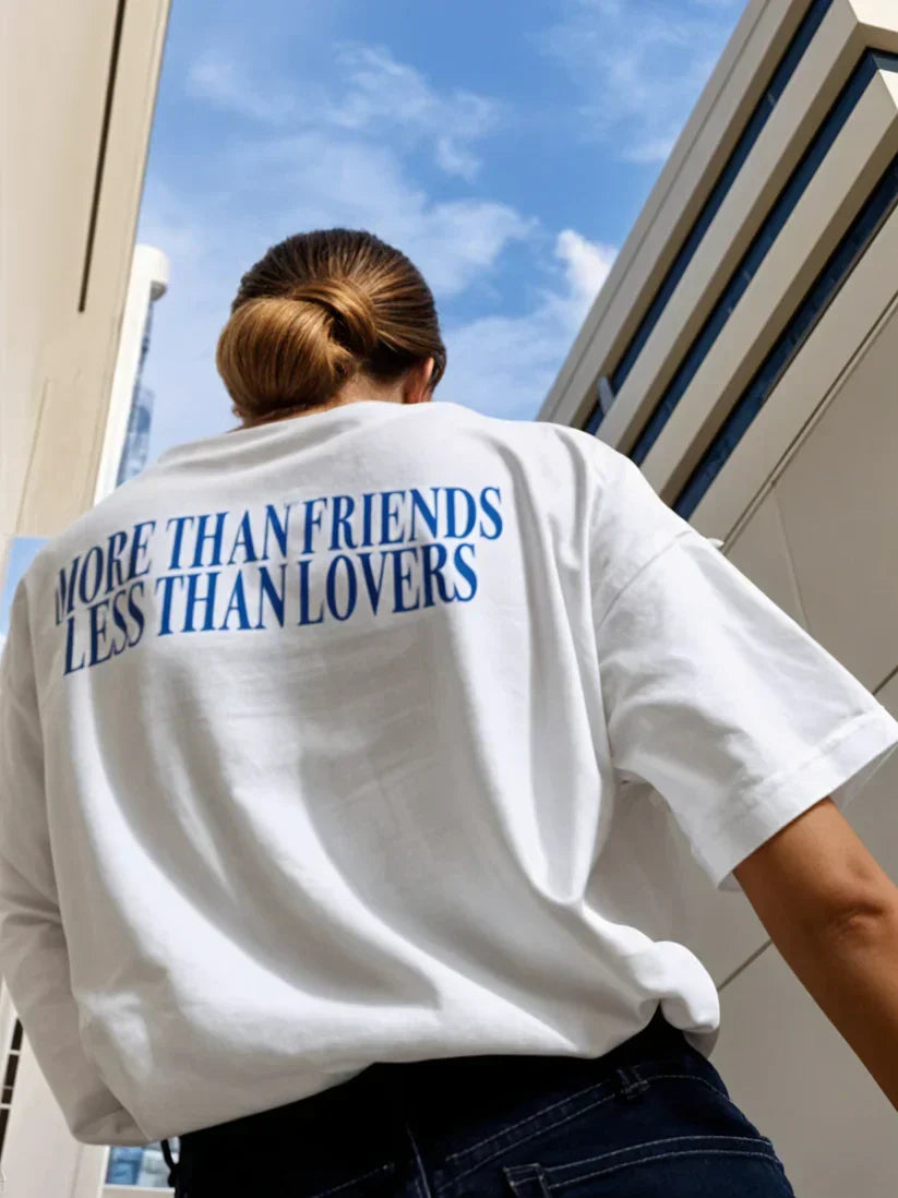 Friends or Lovers Unisex Oversized Tshirt