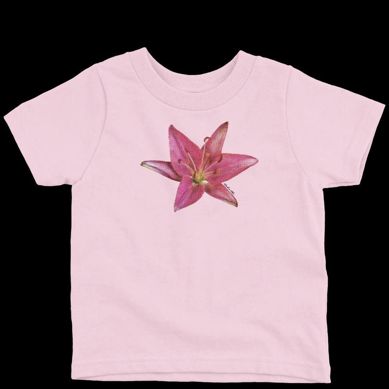 Lily Blossom Aesthetic Baby Tee for Women