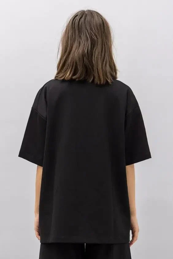 Your Basic Black Unisex Oversized Tshirt