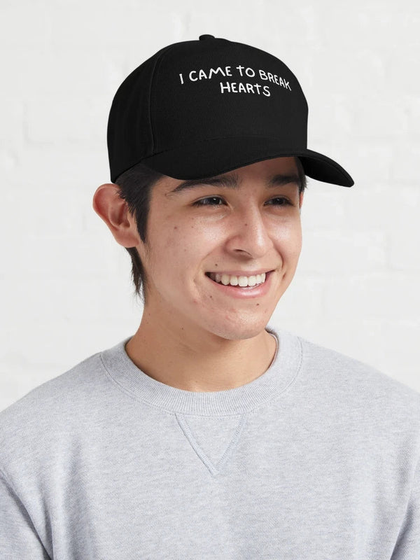 I Came to Break Hearts Black Baseball Cap