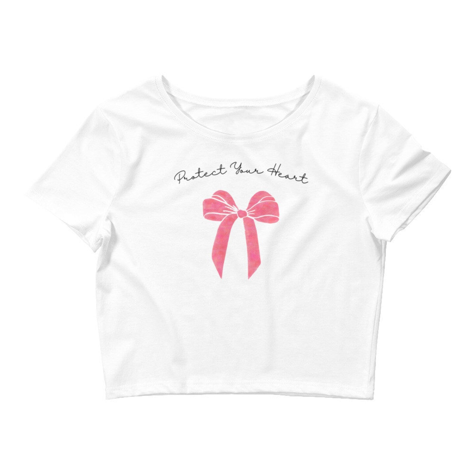 Protect Your Heart Baby Tee | Crop Top