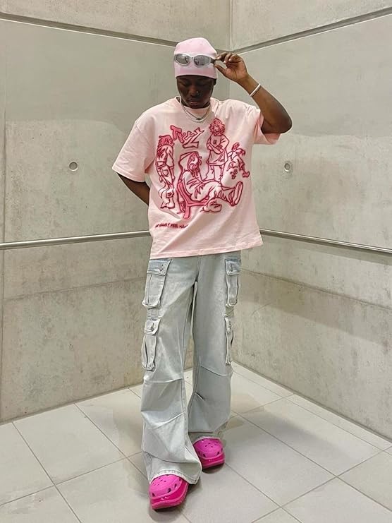 Street Art Graphic Oversized T-Shirt – 180 GSM Premium Cotton