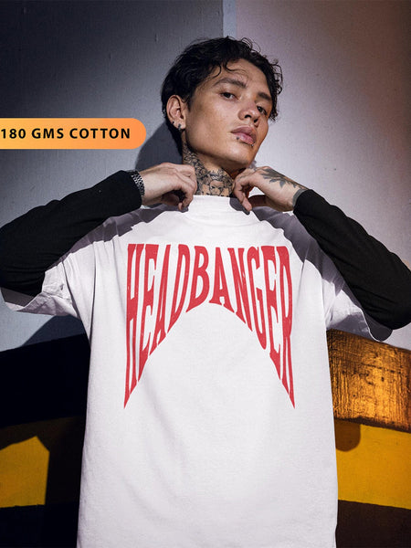 HEADBANGER Oversized T-Shirt for Men & Women