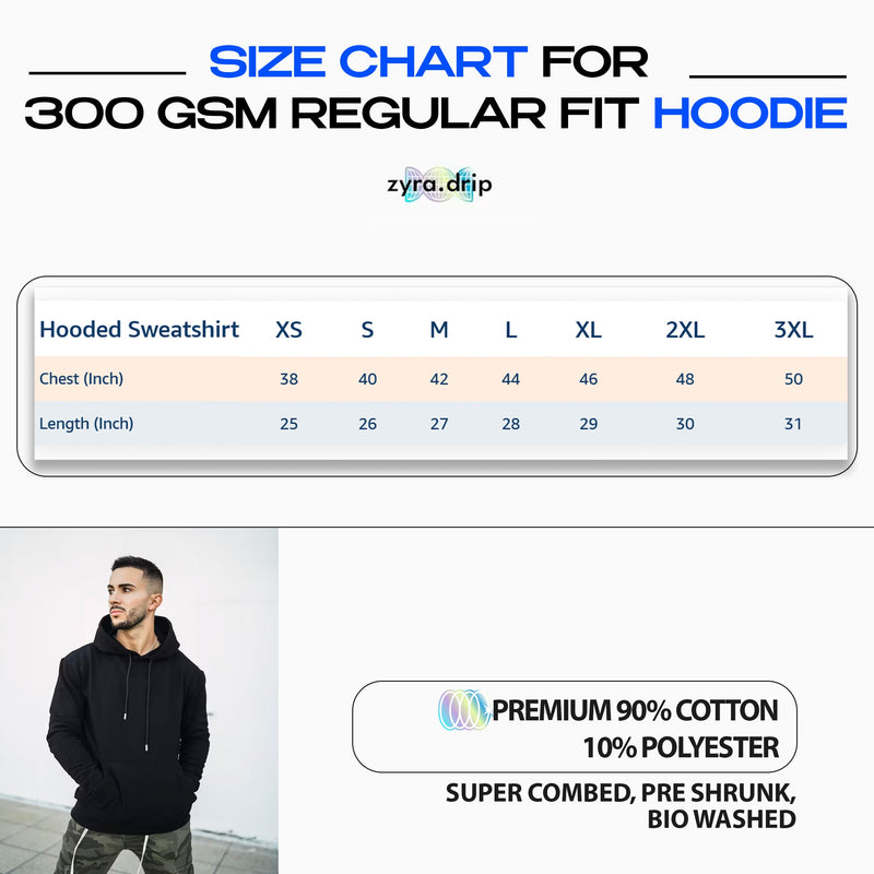 Custom Back Print Hoodie | Red, Black, White, Navy, Maroon